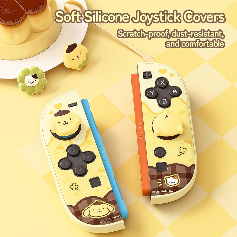Kuitmor Silicone Joystick Thumb Grip Caps Compatible with Switch 2 (2025), Cute Thumbstick Cover Caps for Switch 2 Game Console, 4pcs - BDG - Image 3